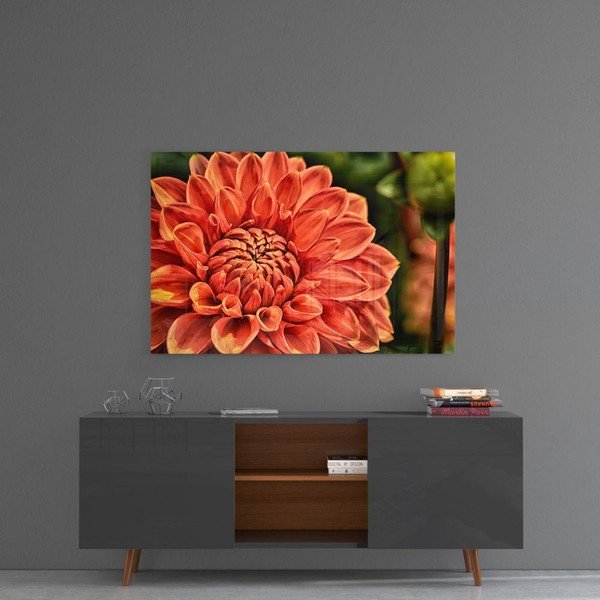 Flowers IV. üvegezett kép - Insigne-image-1
