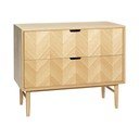 Herringbone fiókos tölgyfa komód - Hübsch