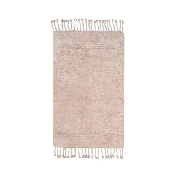 Paloma rózsaszín pamut fürdőszobai kilépő, 70 x 110 cm - Foutastic