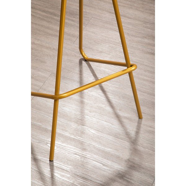 Aranyszínű-natúr színű szilfa bárszék (ülésmagasság 78 cm) District – Premier Housewares-image-4