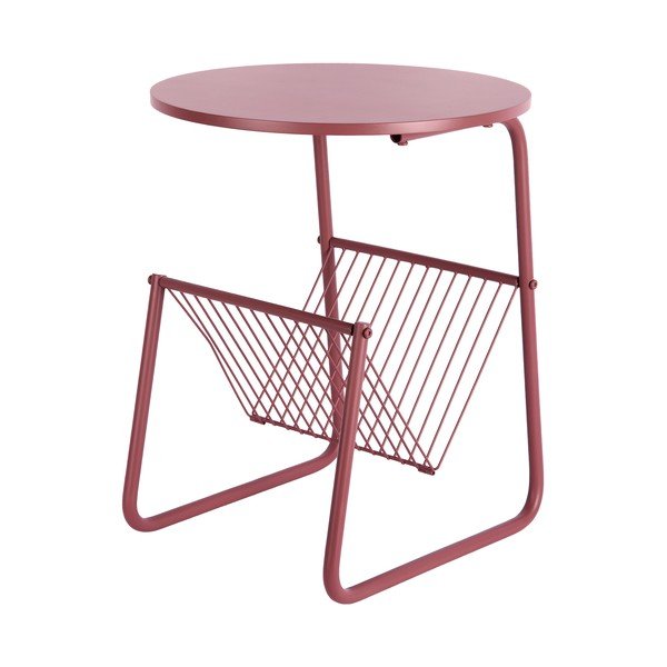 Fém kerek tárolóasztal ø 40 cm Riqueza Revista – Leitmotiv