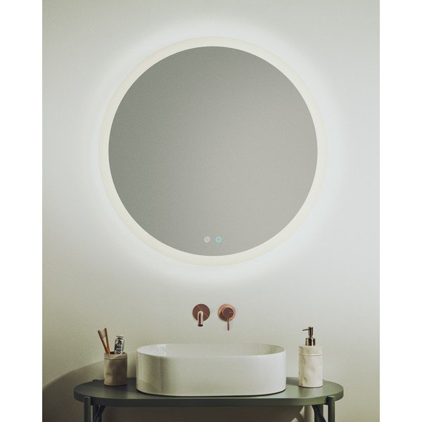 Fali tükör világítással ø 60 cm Mervi – Kave Home-image-1