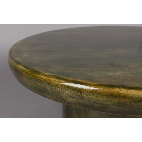 Zöld mangófa kerek dohányzóasztal ø 60 cm Mush – Dutchbone-image-2
