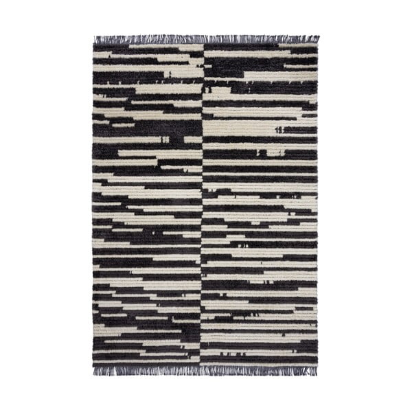 Fekete-fehér szőnyeg 160x230 cm Lina – Flair Rugs