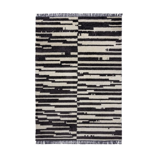 Fekete-fehér szőnyeg 120x170 cm Lina – Flair Rugs