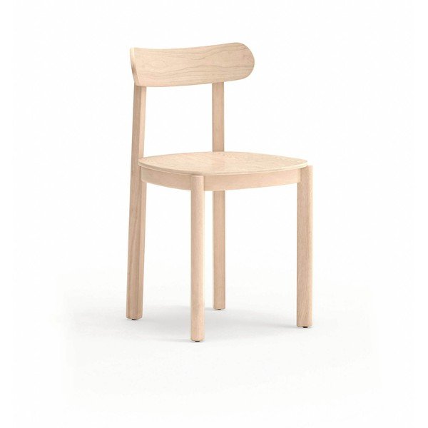 Natúr színű étkezőszék kőrisfa dekorral Nara – Teulat