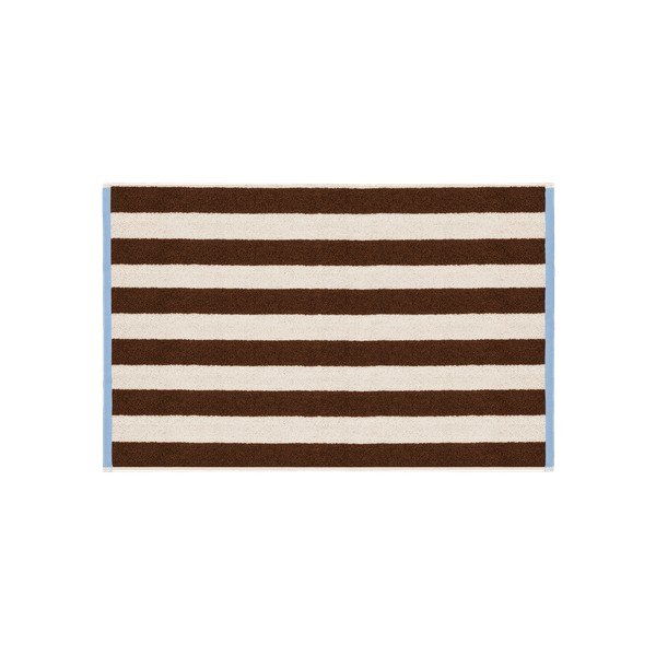 Barna-krémszínű frottír pamut törölköző 50x80 cm Gobo – noo.ma-image-2