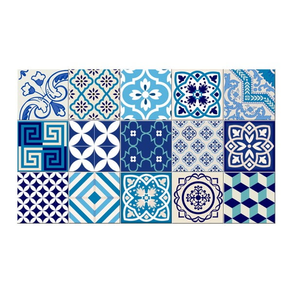 Seaside 15 db-os dekorációs, falvédő matricakészlet, 15 x 15 cm Ambiance-image-1