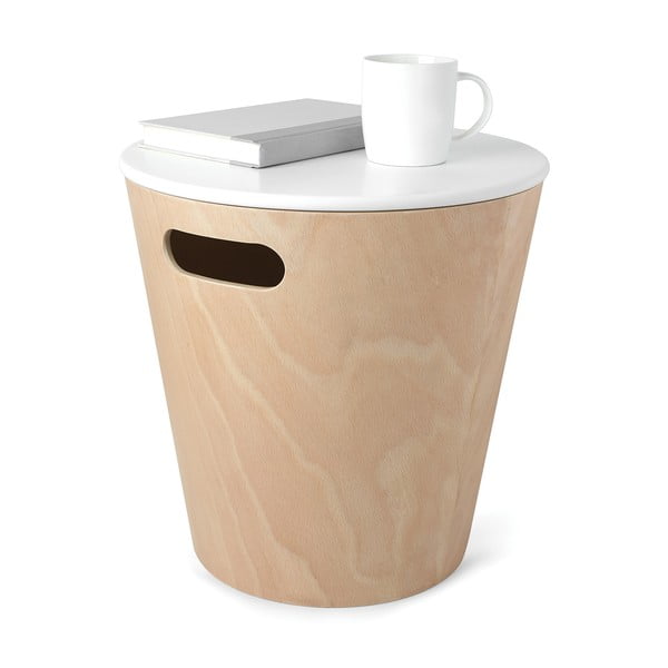 Kerek tárolóasztal ø 40 cm Woodrow – Umbra-image-3