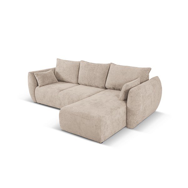 Bézs sarokkanapé (jobb oldali) Matera – Cosmopolitan Design-image-4