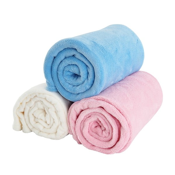 Rózsaszín mikroflanel gyerek takaró 110x140 cm Exclusive – B.E.S.-image-3