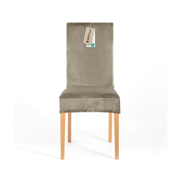 Szürkésbézs gumis szék huzat 48 cm Sento – Restilo