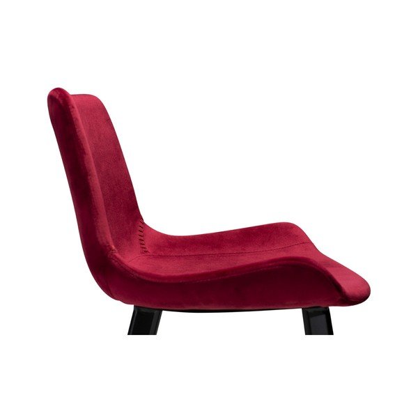 Hype Velvet borvörös bárszék - DAN–FORM Denmark-image-3