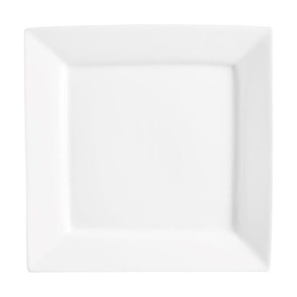 Simplicity fehér porcelán tányér, 25 x 25 cm - Price & Kensington