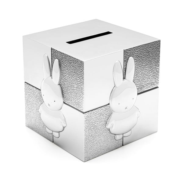 Persely Cube Miffy – Zilverstad