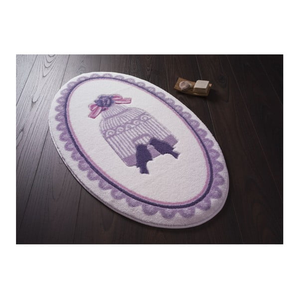 Bathmats Birdcage Purple fürdőszobai szőnyeg, 66 x 107 cm - Confetti