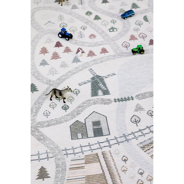 Ülejõe fehér kétoldalas gyerekszőnyeg, 140 x 200 cm - Narma-image-3