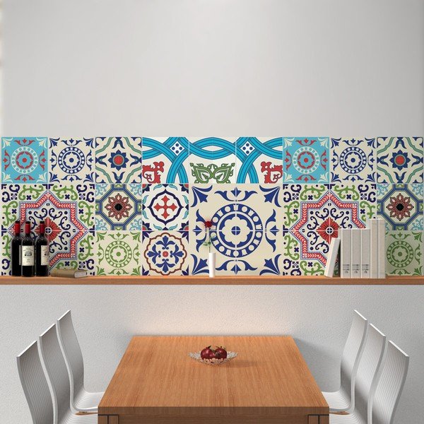 Azulejos Salsa 30 részes matrica szett, 50 x 60 cm - Ambiance-image-4