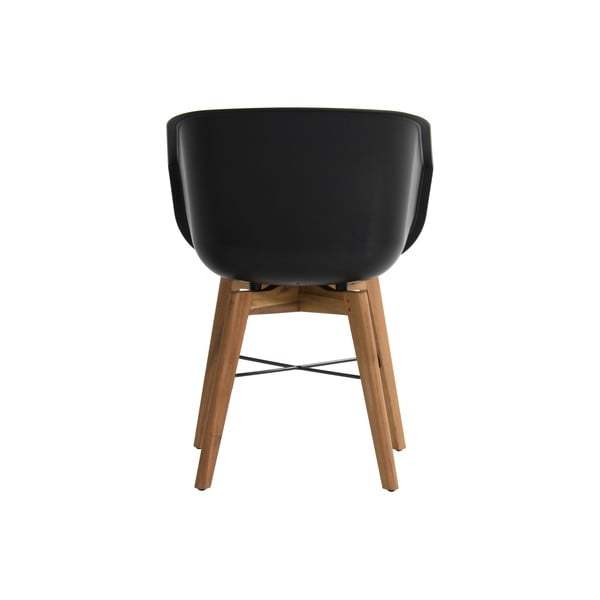 Fekete műanyag kerti szék szett 2 db-os Amalia – Hartman-image-4