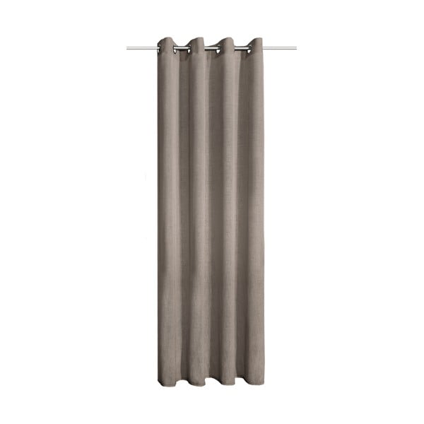 Barna függöny 140x245 cm Struktura Uni – Sehlbach