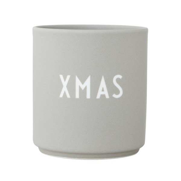 Favourite szürke műporcelán bögre, 0,25 l - Design Letters