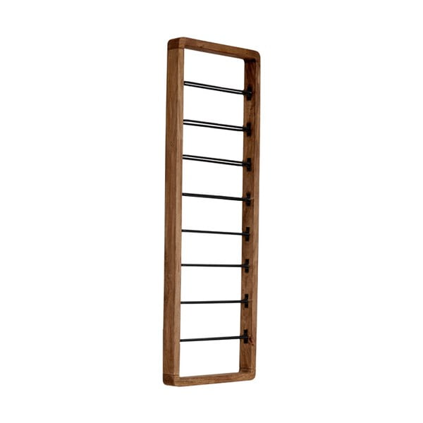 Barna fali bortartó polcos állvány, palackok száma 8 Sorrento – Light & Living-image-1