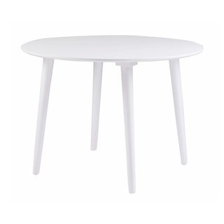Lotte fehér kaucsukfa étkezőasztal, ⌀ 106 cm - Rowico