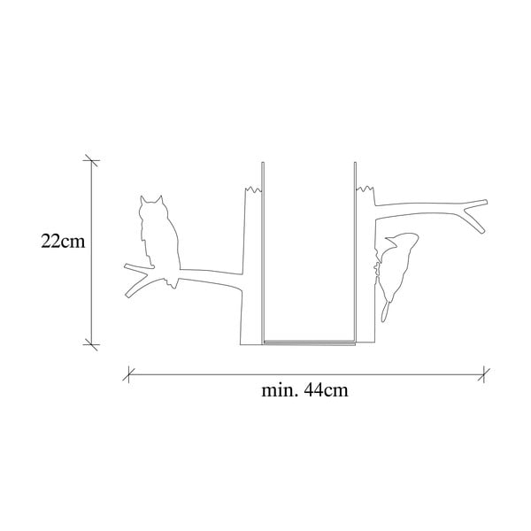 Könyvtámasz Forest – Mioli Decor-image-2