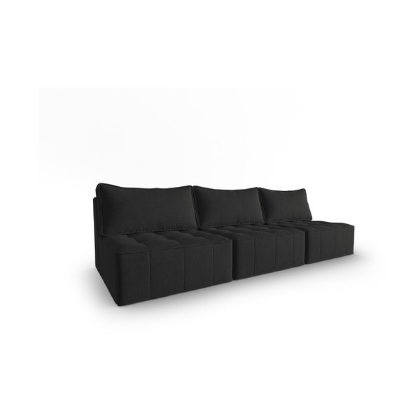 Fekete kanapé 240 cm Mike – Micadoni Home-image-1