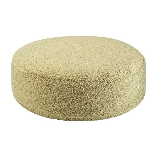 Zöld buklé gyerek babzsákfotel Round – Wigiwama