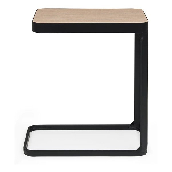 Tárolóasztal fenyőfa dekorral 30x50 cm Everitt – Bizzotto-image-2