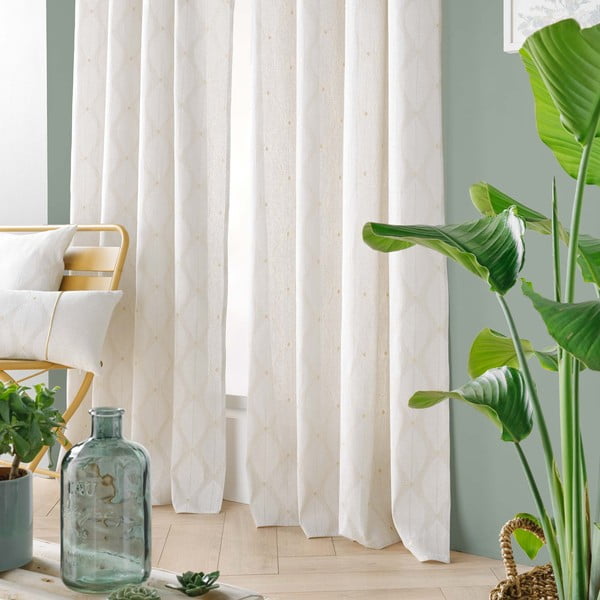 Bézs függöny 140x240 cm Maho – douceur d'intérieur-image-1