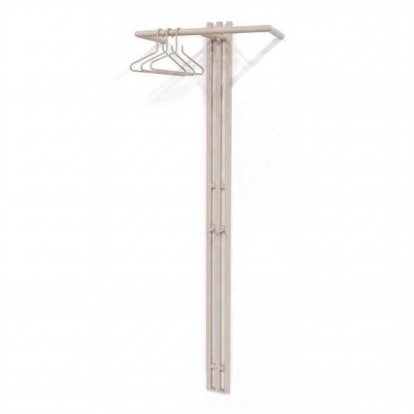 Szürkésbarna acél fali fogas 65 cm Senza – Spinder Design-image-4
