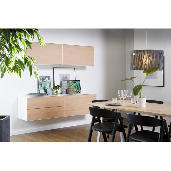 Alacsony tölgyfa dekoros komód készlet 2 db-os 180x46 cm Edge by Hammel - Hammel Furniture-image-2