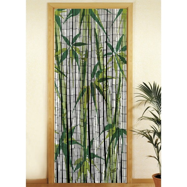 Zöld bambusz függöny ajtóra 200x90 cm Bamboo - Maximex-image-1