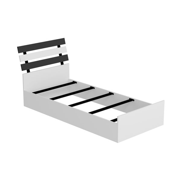 Fehér egyszemélyes ágy 90x190 cm Eymen – Kalune Design