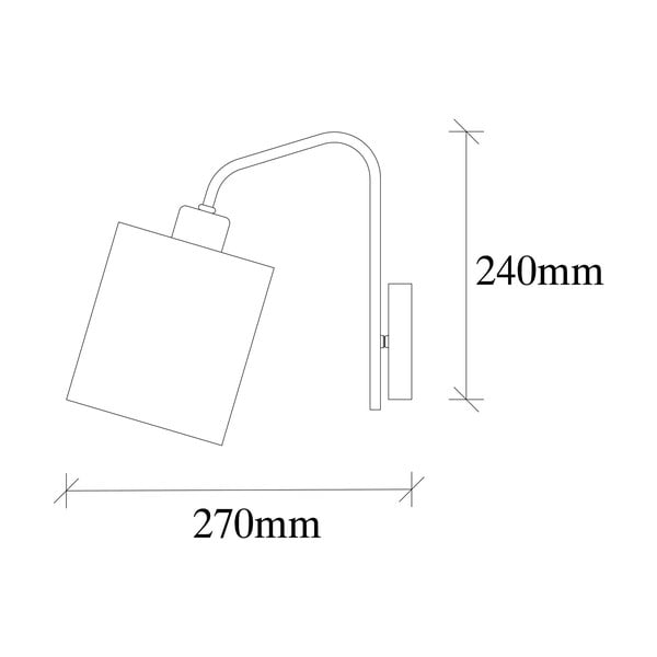 Fehér-ezüstszínű fali lámpa Ve – Opviq lights-image-4