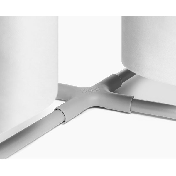 Világosszürke textil szennyeskosár 2x40 l Duo – Joseph Joseph-image-4