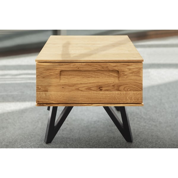 Tölgyfa éjjeliszekrény Golo - The Beds-image-1