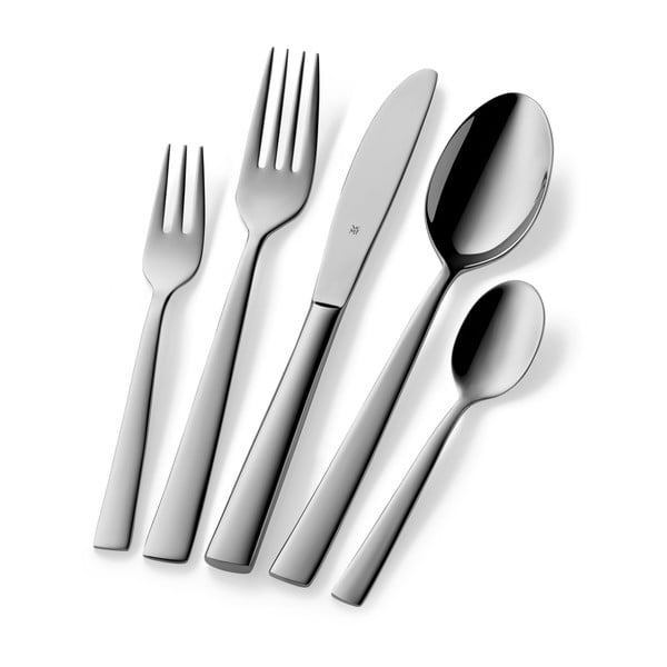 Fényes ezüstszínű rozsdamentes acél evőeszköz készlet 30 db-os Philadelphia – WMF-image-2