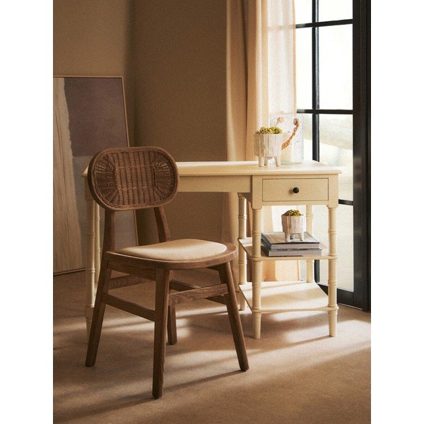 Borovi fenyő íróasztal 55x116 cm Heritage – Premier Housewares-image-4