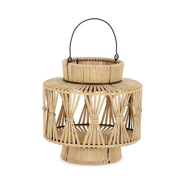 Natúr színű napelemes LED lámpás (magasság 29 cm) Nikhita – Yes Everyday