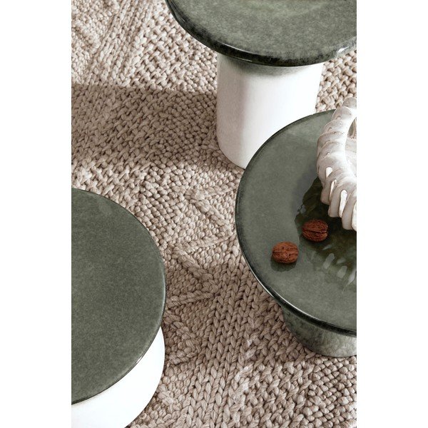 Kerámia kerek tárolóasztal ø 40,5 cm Baraki – Bizzotto-image-3