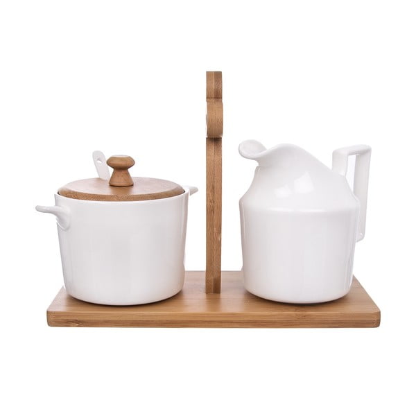 Porcelán cukortartó és tejkiöntő Whiteline - Orion-image-2