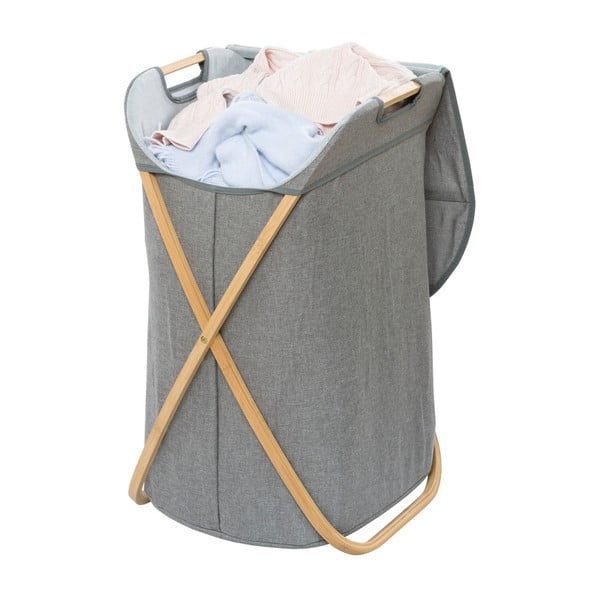 Bahari Bamboo bambuszvázas szennyestartó, 79 l - Wenko-image-2