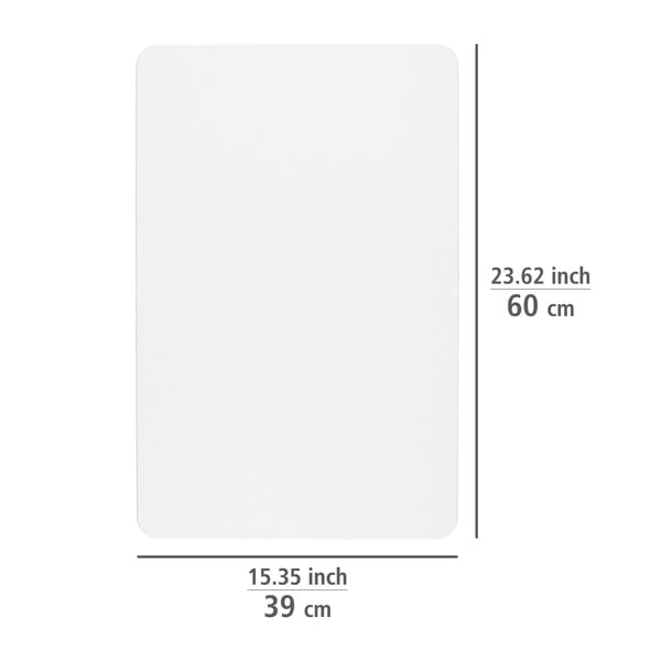 Fehér kovaföld fürdőszobai kilépő 39x60 cm Simi – Wenko-image-4