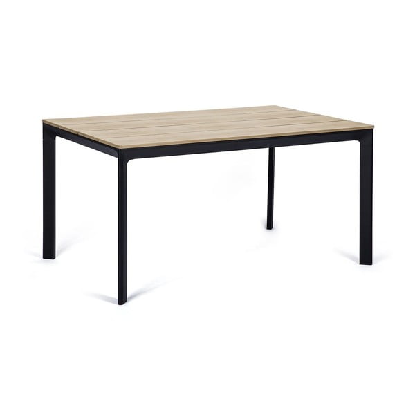 4 db fekete étkezőszék Kai és természetes asztal Thor - Bonami Essentials-image-2