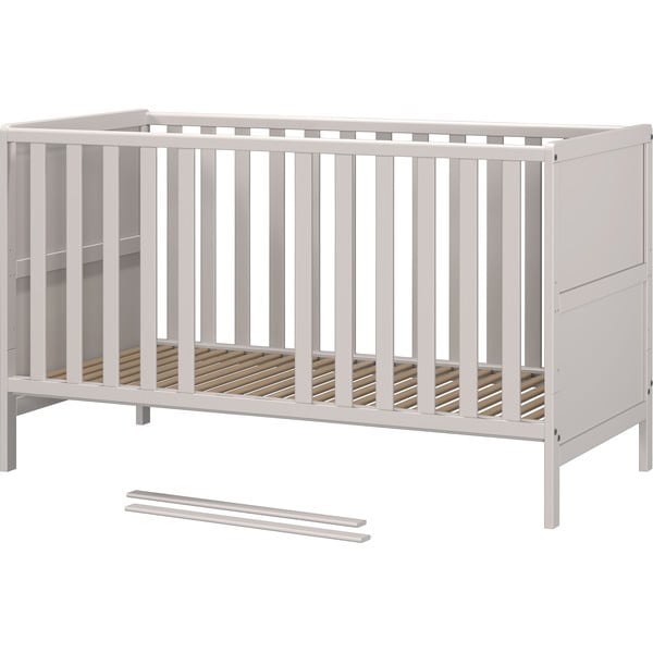 Krémszínű tömörfa babaágy 70x140 cm Alkmaar – Germania-image-4