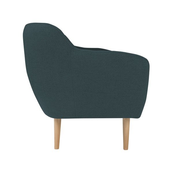 Sicile sötétkék kétszemélyes kanapé világos lábakkal - Mazzini Sofas-image-4