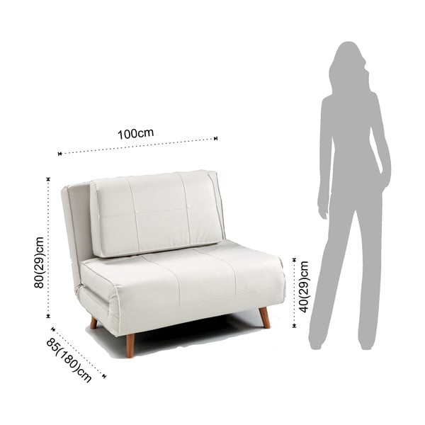 Shift fehér kinyitható fotel - Tomasucci-image-3